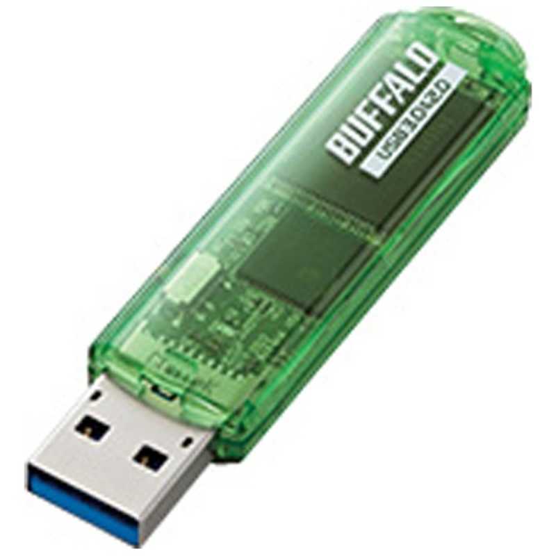BUFFALO BUFFALO USBメモリー[32GB/USB3.0/キャップ式] RUF3-C32GA-GR RUF3-C32GA-GR