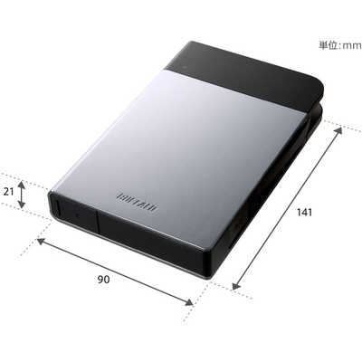 BUFFALO MINISTATION HD-PZ 1TB 外付けHDD HD-PZ1.0U3-SC : ポータブルHDD : MiniStation | バッファロー
