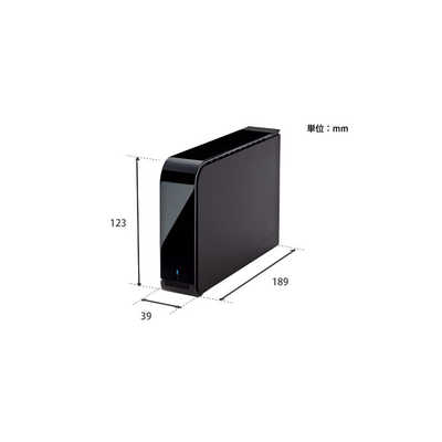 BUFFALO 外付けHDD ［1TB /据え置き型］ ブラック HD-LX1.0U3D