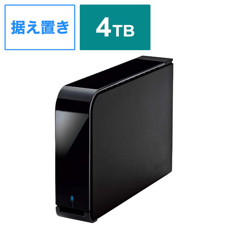 BUFFALO BUFFALO 外付けHDD ブラック [4TB /据え置き型] HD-LX4.0U3D HD-LX4.0U3D