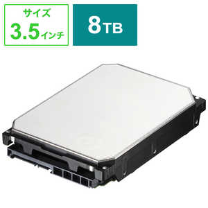 BUFFALO 内蔵HDD ホワイト [3.5インチ /8TB] OP-HD8.0BH/B
