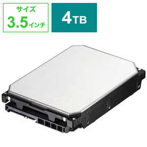 BUFFALO 内蔵HDD ホワイト [3.5インチ /4TB] OP-HD4.0BN/B