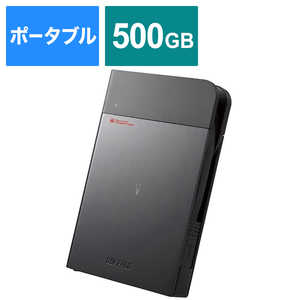 BUFFALO 外付けHDD ブラック [500GB /ポータブル型] HDS-PZN500U3TV3