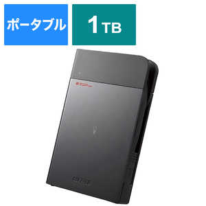 BUFFALO 外付けHDD ブラック [ポータブル型 /1TB] HDSPZN1.0U3TV3