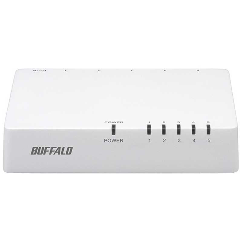 BUFFALO BUFFALO スイッチングハブ｢5ポート･100/10Mbps･ACアダプタ｣ホワイト LSW4-TX-5EPL/WHD LSW4-TX-5EPL/WHD