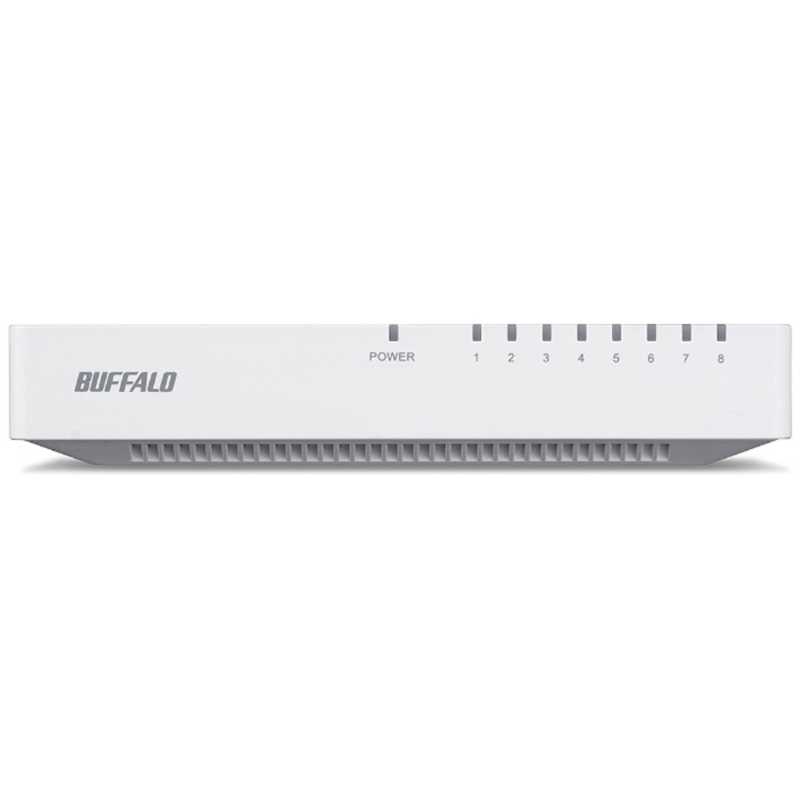 BUFFALO BUFFALO スイッチングハブ｢8ポート･100/10Mbps･ACアダプタ｣ホワイト LSW4-TX-8EP/WHD LSW4-TX-8EP/WHD