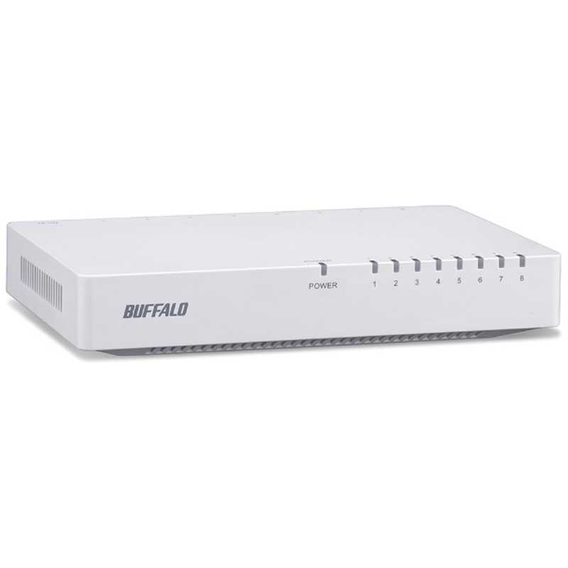 BUFFALO BUFFALO スイッチングハブ｢8ポート･100/10Mbps･ACアダプタ｣ホワイト LSW4-TX-8EP/WHD LSW4-TX-8EP/WHD