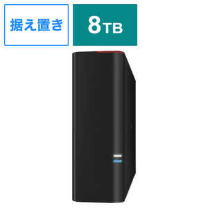 BUFFALO 外付けHDD ［8TB /据え置き型］ ブラック HD-GD8.0U3D