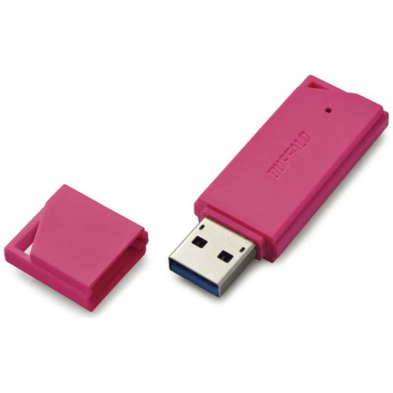 BUFFALO BUFFALO USBメモリー[16GB/USB3.1/キャップ式](ピンク) RUF3-K16GB-PK RUF3-K16GB-PK