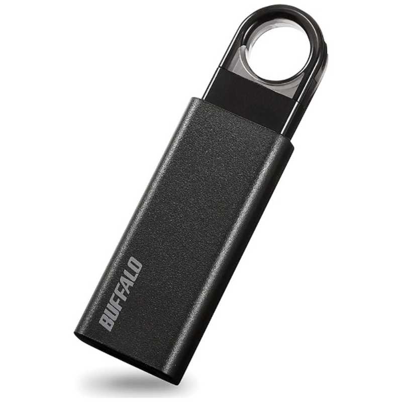 BUFFALO BUFFALO USBメモリー 16GB USB3.1 ノック式 (ブラック) RUF3-KS16GA-BK RUF3-KS16GA-BK
