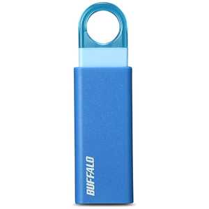 BUFFALO USBメモリー 16GB USB3.1 ノック式 (ブルー) RUF3-KS16GA-BL