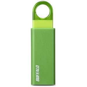 BUFFALO USBメモリー 16GB USB3.1 ノック式 (グリーン) RUF3-KS16GA-GR BUFFALO USBメモリー 16GB USB3.1 ノック式 (グリーン) RUF3-KS16GA-GR