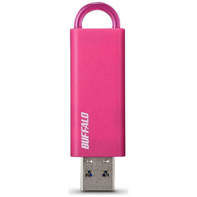BUFFALO BUFFALO USBメモリー 16GB USB3.1 ノック式 (ピンク) RUF3-KS16GA-PK RUF3-KS16GA-PK