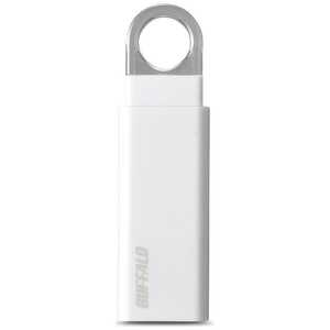 BUFFALO USBメモリー 32GB USB3.1 ノック式 (ホワイト) RUF3-KS32GA-WH