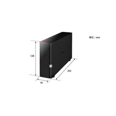 BUFFALO LS210DN0101B 外付けHDD 1TB e-TREND｜バッファロー