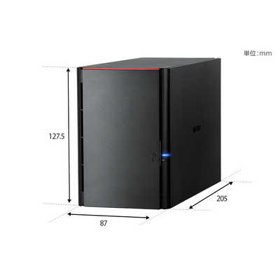 BUFFALO 外付けHDD ブラック [据え置き型 /2TB] HD-WHA2U3/R1 の通販
