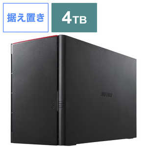 ＜コジマ＞ BUFFALO 外付けHDD ブラック [据え置き型 /4TB] 受発注商品 HDWHA4U3R1画像