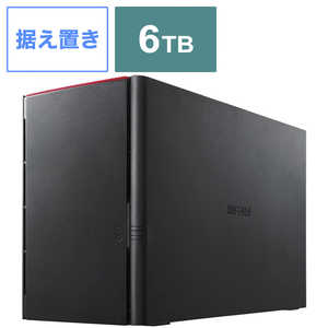＜コジマ＞ BUFFALO 外付けHDD ブラック [据え置き型 /6TB] 受発注商品 HDWHA6U3R1