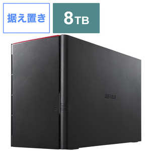 ＜コジマ＞ BUFFALO 外付けHDD ブラック [据え置き型 /8TB] 受発注商品 HDWHA8U3R1