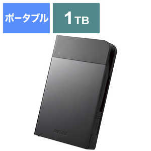 ＜コジマ＞ BUFFALO 外付けHDD ブラック [2.5インチ /1TB] HDPZF1.0U3BKA