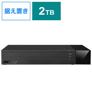 ＜コジマ＞ BUFFALO 外付けHDD ブラック [据え置き型 /2TB] ブラック HDVSAM20U3BKA