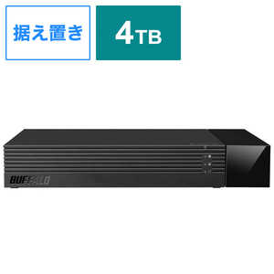 ＜コジマ＞ BUFFALO 外付けHDD ブラック [据え置き型 /4TB] ブラック HDVSAM40U3BKA