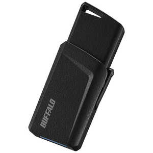 BUFFALO USBメモリｰ[16GB/USB3.1/ノック式] RUF3-SP16G-BK ブラック