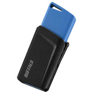 BUFFALO USBメモリｰ[16GB/USB3.1/ノック式] RUF3-SP16G-BL ブル－