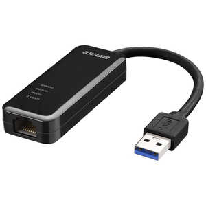 BUFFALO [USB-A ᥹ LAN]3.0Ѵץ ֥å LUA4-U3-AGTE-BK