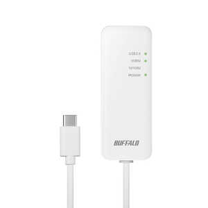 BUFFALO Giga対応 Type-C USB3.1(Gen1)用LANアダプタｰ LUA4-U3-CGTE-WH ホワイト