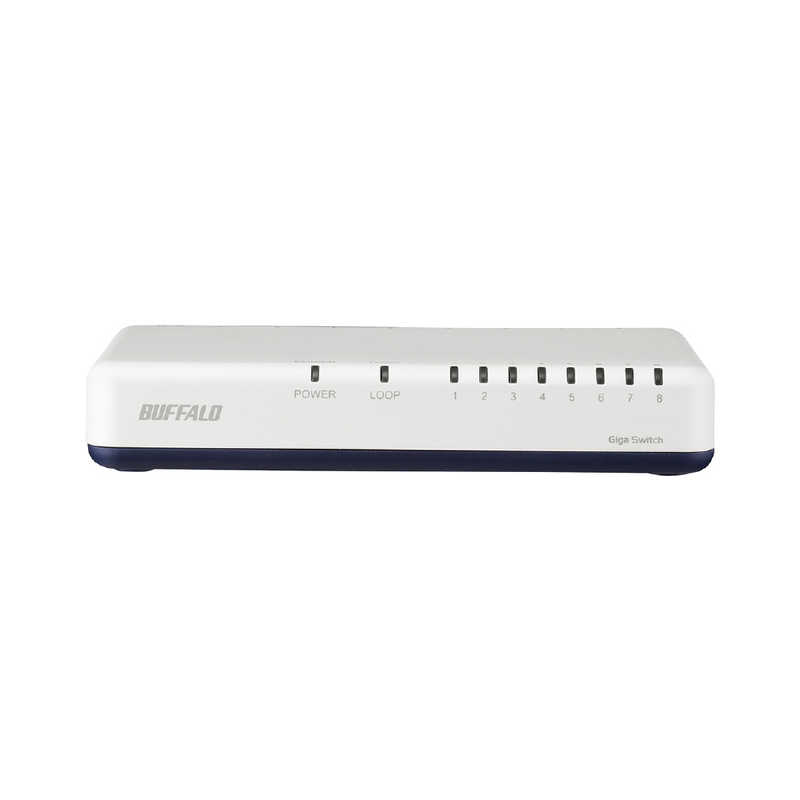 BUFFALO BUFFALO スイッチングハブ[8ポート･Giga対応･ACアダプタ] プラスチック筐体 LSW6-GT-8EPL/WH ホワイト LSW6-GT-8EPL/WH ホワイト