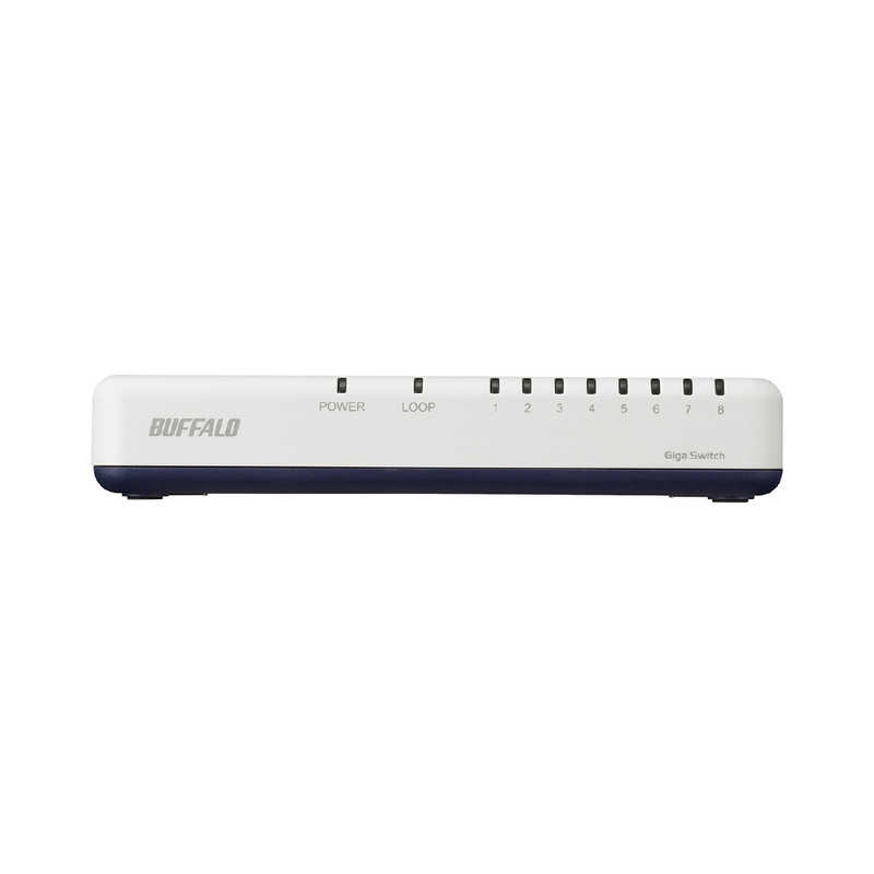 BUFFALO BUFFALO スイッチングハブ[8ポート･Giga対応･ACアダプタ] プラスチック筐体 LSW6-GT-8EPL/WH ホワイト LSW6-GT-8EPL/WH ホワイト