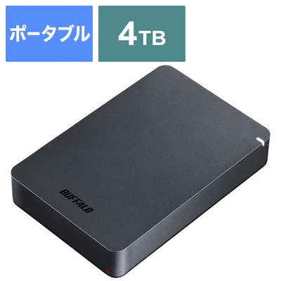 BUFFALO 外付けハードディスク 4TB