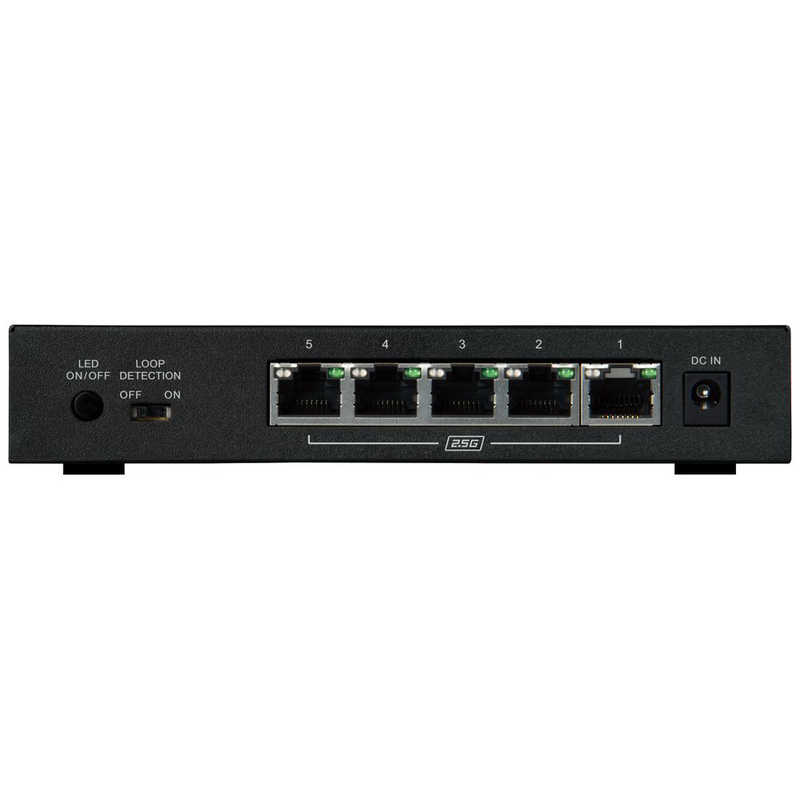 BUFFALO BUFFALO 2.5GbE対応 5ポートスイッチングハブ LXW-2G5 ブラック LXW-2G5 ブラック