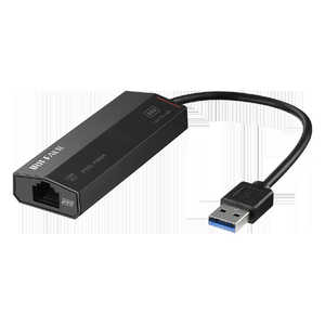 BUFFALO 2.5GbE対応 USB LANアダプタｰ LUA-U3-A2G ブラック