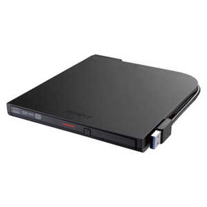 BUFFALO USB3.1(Gen1)対応ポｰタブルDVDドライブ 再生･書き込みソフト添付 DVSM-PTS8U3-BKA ブラック