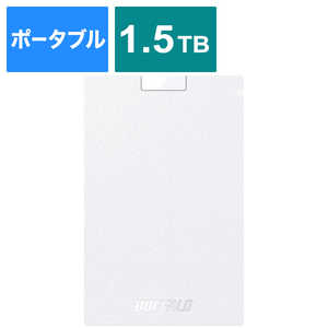BUFFALO 外付けSSD SSD-PG1.9U3-WA ホワイト