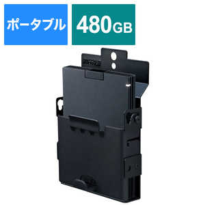 BUFFALO TV録画・取り付け可能 外付けポータブルSSD 480GB ブラック SSDPGT480U3BA