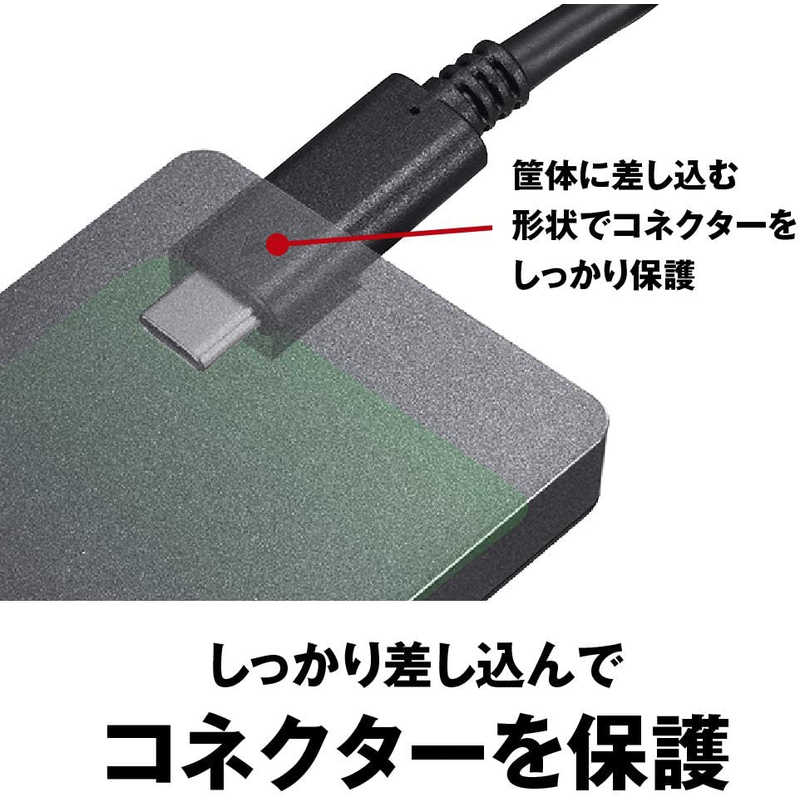 BUFFALO BUFFALO 外付けSSD パソコン用 [ポータブル型 /480GB] SSD-PGM480U3-B ブラック SSD-PGM480U3-B ブラック