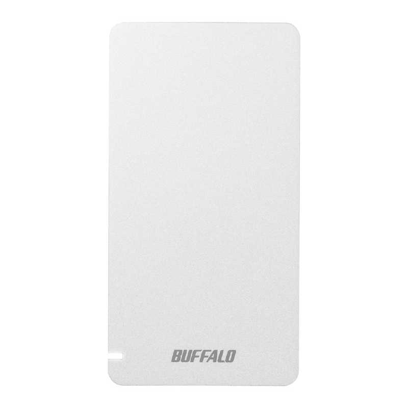 BUFFALO BUFFALO 外付けSSD パソコン用 [ポータブル型 /480GB] SSD-PGM480U3-W ホワイト SSD-PGM480U3-W ホワイト