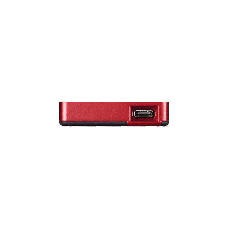BUFFALO BUFFALO 【アウトレット】外付けSSD パソコン用 [ポータブル型 /480GB] SSD-PGM480U3-R レッド SSD-PGM480U3-R レッド