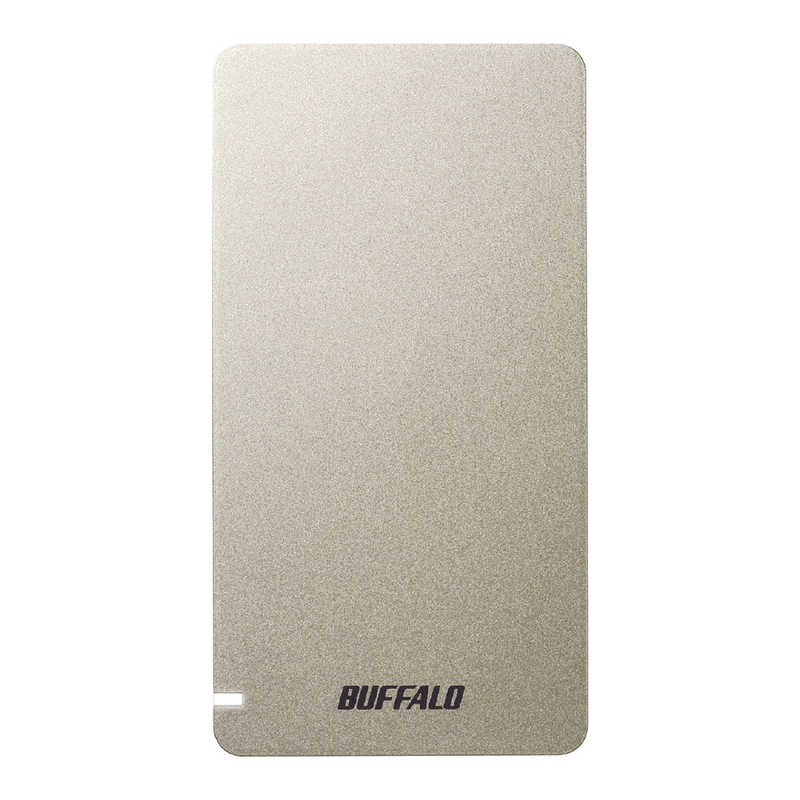 BUFFALO BUFFALO 【アウトレット】外付けSSD パソコン用 [ポータブル型 /480GB] SSD-PGM480U3-G ゴ－ルド SSD-PGM480U3-G ゴ－ルド