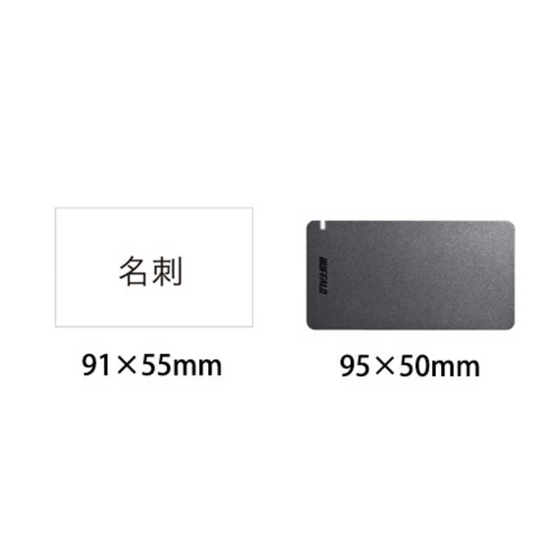 BUFFALO BUFFALO 【アウトレット】外付けSSD パソコン用 [ポータブル型 /960GB] SSD-PGM960U3-W ホワイト SSD-PGM960U3-W ホワイト