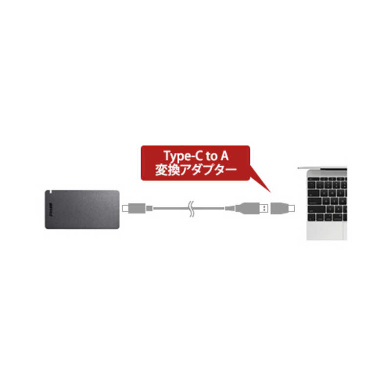 BUFFALO BUFFALO 【アウトレット】外付けSSD パソコン用 [ポータブル型 /960GB] SSD-PGM960U3-W ホワイト SSD-PGM960U3-W ホワイト