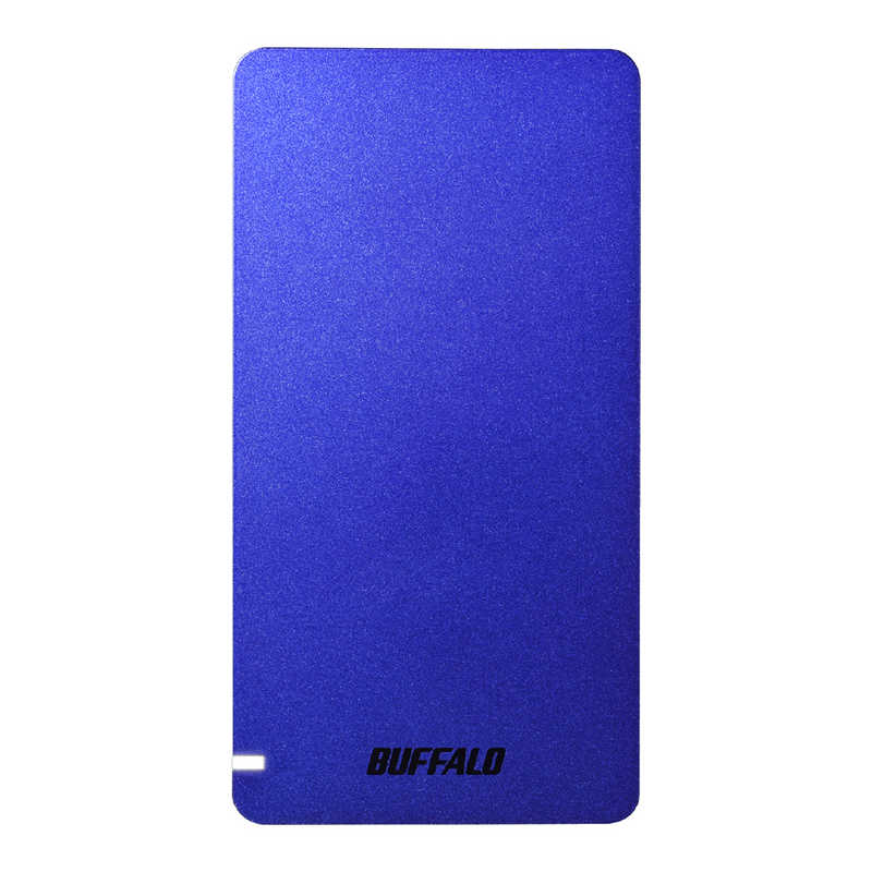 BUFFALO BUFFALO 外付けSSD パソコン用 [ポータブル型 /960GB] SSD-PGM960U3-L ブル－ SSD-PGM960U3-L ブル－