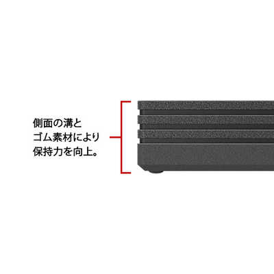 BUFFALO 外付けHDD パソコン用[ポータブル型/2TB] HD-PGAC2U3-BA