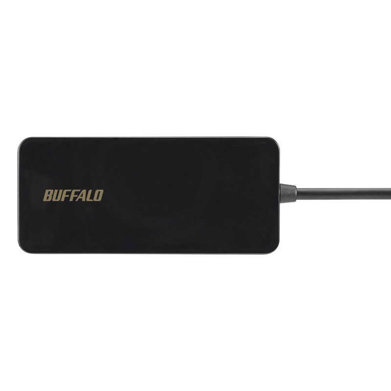 BUFFALO BUFFALO [USB-C オス→メス LAN / USB-Ax3] 変換アダプタ ブラック LUD-U3-CGHBK LUD-U3-CGHBK