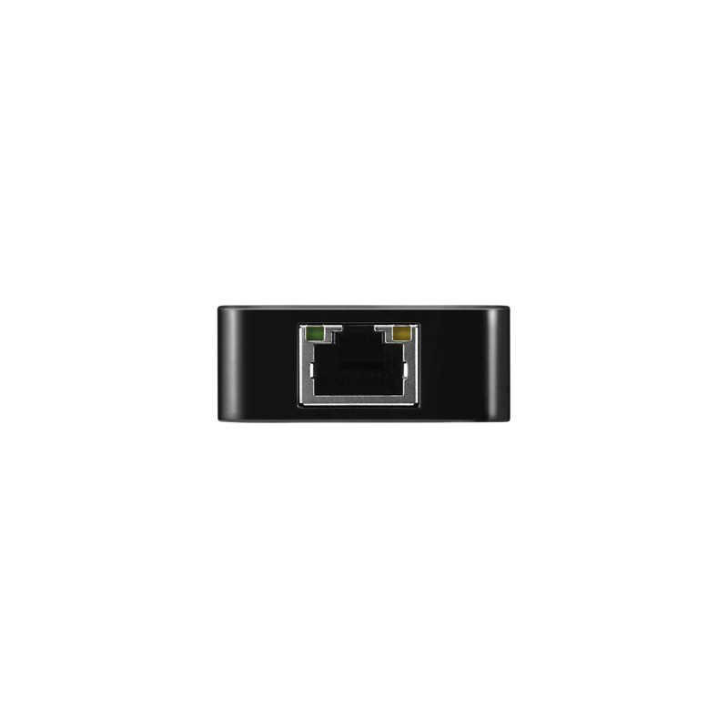 BUFFALO BUFFALO [USB-C オス→メス LAN / USB-Ax3] 変換アダプタ ブラック LUD-U3-CGHBK LUD-U3-CGHBK