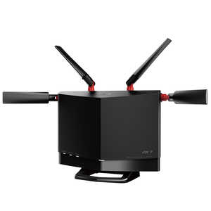 BUFFALO 無線LANルーター(Wi-Fiルーター) Wi-Fi 6(ax)/ac/n/a/g/b 目安：?4LDK/3階建 ブラック WXR5700AX7S