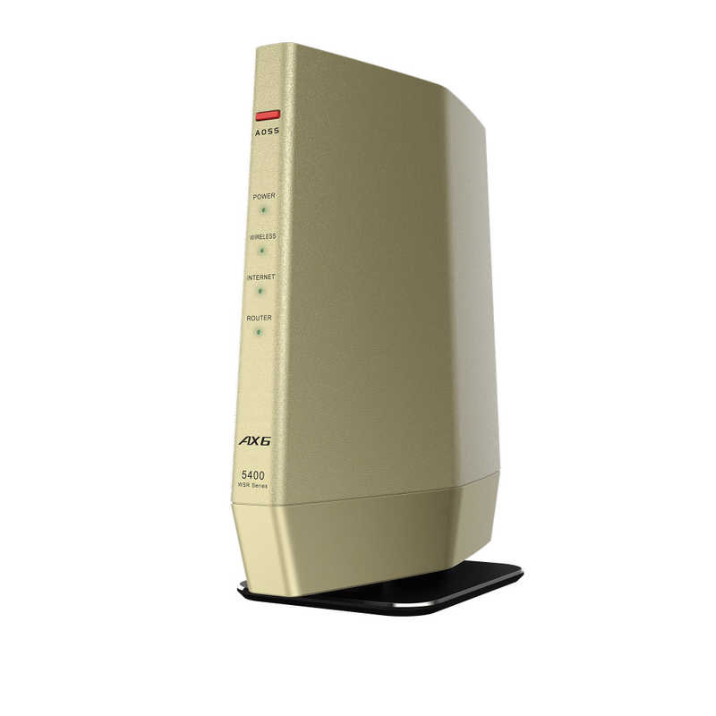 BUFFALO BUFFALO 無線LANルーター(Wi-Fiルーター) Wi-Fi 6(ax)/ac/n/a/g/b 目安：～4LDK/3階建 WSR-5400AX6-CG WSR-5400AX6-CG